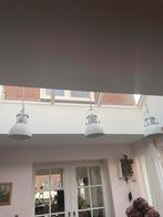 3 Off-White Hanglampen, Ophalen, Zo goed als nieuw, Metaal