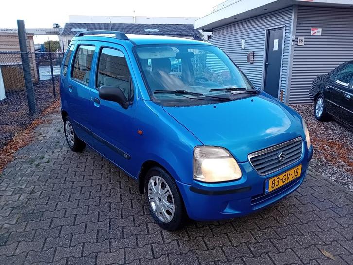 Suzuki Wagon R+ 1.3 2001 Blauw AIRCO!! SLECHTS 173 DKM!!, Auto's, Suzuki, Bedrijf, Wagon R+, ABS, Airbags, Airconditioning, Centrale vergrendeling