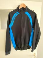 Santini fietsjack windproof blauw/zwart. Maat L, Fietsen en Brommers, Fietsaccessoires | Fietskleding, Ophalen of Verzenden, Zo goed als nieuw
