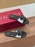 Gucci leren sandalen maat 38, Ophalen of Verzenden, Nieuw, Zwart, Sandalen of Muiltjes