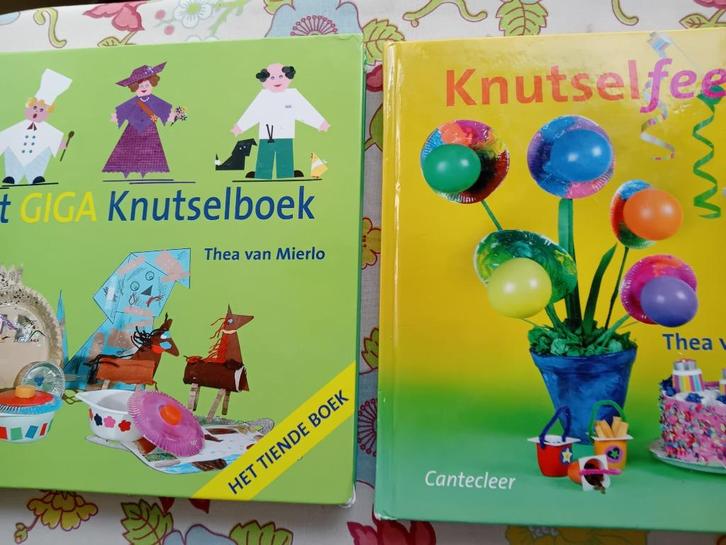 2 knutselboeken vanb Thea van Mierlo. Fijn voor de vakantie, Boeken, Kinderboeken | Jeugd | onder 10 jaar, Gelezen, Fictie algemeen