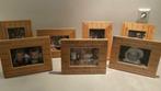 Houten fotolijsten met tekst op frame, € 12,50 per stuk, Ophalen of Verzenden, Zo goed als nieuw