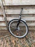Spatbord, voorvork, wiel van een fiets, Ophalen, Zo goed als nieuw