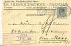 ZAANDAM 1931 R.K. HUISHOUDSCHOOL Oostzijde 18-28, Verzamelen, Ansichtkaarten | Nederland, Gelopen, Noord-Holland, Ophalen of Verzenden