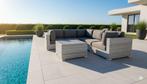 Taste by 4 seasons modena wicker loungeset Showroommodel #91, 5 zitplaatsen, Bank, Ophalen of Verzenden, Zo goed als nieuw