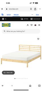 IKEA Tarva Bed frame, Mattress & Spring, Huis en Inrichting, Ophalen, Tweepersoons, 140 cm, Zo goed als nieuw