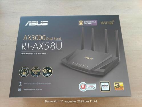 ASUS RT-AX58U (V2)  AX3000  Dual Band Wifi 6 Router, Computers en Software, Routers en Modems, Zo goed als nieuw, Router, Ophalen