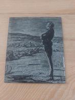 Mooie metalen ets of gravure. Meer dan 50 jaar oud., Ophalen