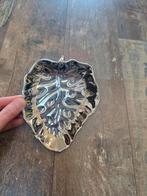 Zilverkleurig decoratie schaaltje bladmotief, Huis en Inrichting, Woonaccessoires | Schalen en Manden, Overige materialen, Schaal