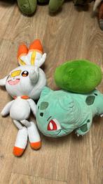Pokemon knuffels Bulbasaur en Scorbunny, Kinderen en Baby's, Speelgoed | Knuffels en Pluche, Ophalen of Verzenden, Overige typen