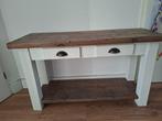 Landelijke Side table mooi en netjes, Huis en Inrichting, Ophalen, 100 tot 150 cm, Riviera maison, Zo goed als nieuw