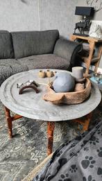 Mooie Marokkaanse tafel robuust, Huis en Inrichting, Ophalen, Gebruikt, 50 tot 100 cm, Rond