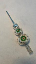 Vintage antieke kerst piek, 4 deuken rood groen, Diversen, Ophalen of Verzenden, Zo goed als nieuw