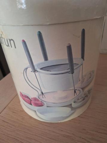 Chocofun  fonduepan (nieuwe in doos) beschikbaar voor biedingen