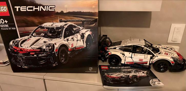 Lego Technic Porsche 911 RSR (42096) - Compleet, Kinderen en Baby's, Speelgoed | Duplo en Lego, Zo goed als nieuw, Lego, Complete set