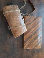 Slangenleren tassen, Sieraden, Tassen en Uiterlijk, Tassen | Damestassen, Ophalen of Verzenden, Zo goed als nieuw