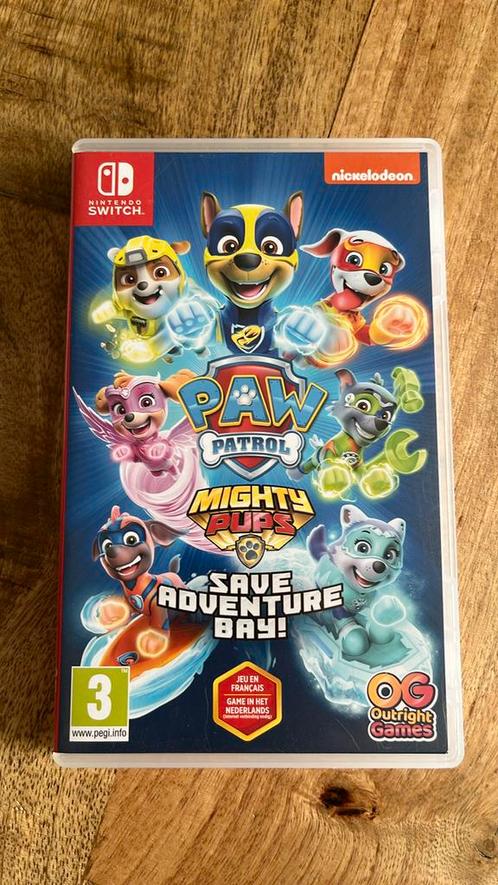 Paw Patrol: Mighty Pups Save Adventure Bay!, Spelcomputers en Games, Games | Nintendo Switch, Zo goed als nieuw, Overige genres