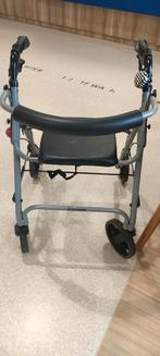 rollator grijs met mandje en tas, Diversen, Rollators, Ophalen, Gebruikt