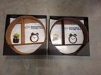 Nieuw decoratief wandkastje hout rond 37 cm, Ophalen of Verzenden, Nieuw