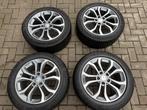 Originele Mercedes 17" breedset + winterbanden C klasse ZGAN, 245 mm, Banden en Velgen, 17 inch, Winterbanden