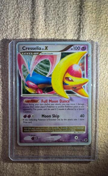 Pokémon kaart. Cresselia LV.X 103/106   Set Diamond & Pearl beschikbaar voor biedingen