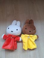 2 handpoppen van Nijntje en Nina, Ophalen of Verzenden, Zo goed als nieuw, Konijn