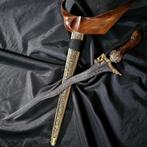 Keris Singo 5 Kinatah Goud Branggah Yogyakarta Djogja KNL89, Verzenden