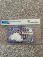 10 Gulden IJsvogel 1997 PMG 70 EPQ Top Pop, Ophalen of Verzenden, 10 gulden, Los biljet