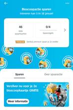 AH Bioscoopzegels 46 volle spaarkaarten, Verzamelen, Supermarktacties, Albert Heijn, Ophalen