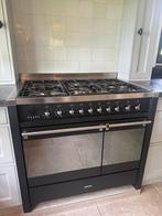 SMEG fornuis, mat-zwart, 100cm breed, Witgoed en Apparatuur, Fornuizen, Ophalen, Gebruikt, 60 cm of meer, Gas