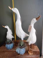 Houten eend, Verzamelen, Beelden en Beeldjes, Ophalen of Verzenden, Nieuw, Dier