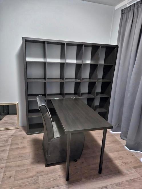 KALLAX / LAGKAPTEN  Stellingkast Tafelcombinatie bureaustoel, Huis en Inrichting, Kasten | Wandmeubels, Gebruikt, Minder dan 100 cm