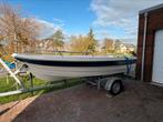 Topcraft 430 sport incl trailer, kussens en afdekhoes!, Watersport en Boten, Ophalen, Geen motor, Gebruikt, Tot 10 pk