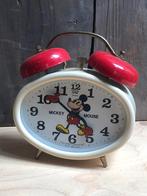Vintage mid century disney Mickey Mouse wekker klok, Ophalen of Verzenden, Gebruikt, Analoog