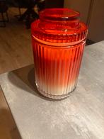 Geurkaars Appel & Kaneel in Glas, Huis en Inrichting, Woonaccessoires | Kandelaars en Kaarsen, Overige materialen, Wit, Nieuw