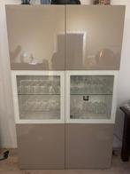 Besta Servieskast, Huis en Inrichting, Kasten | Vitrinekasten, Ophalen, Gebruikt, 50 tot 100 cm, Glas