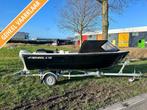 Admiral 470 sloep 2017 met 8 pk Honda 4 takt compleet!, Gebruikt, Tot 10 pk, 3 tot 6 meter, Buitenboordmotor