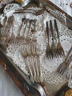 Veel prachtige verzilverde gebaksvorkjes, Antiek en Kunst, Ophalen of Verzenden