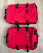 2 rode Eastpak Tranverz trolleys - maat S, Wieltjes, Gebruikt, 20 tot 30 cm, Minder dan 40 cm