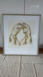Originele Kees Verkade - "les retrouvailles", Antiek en Kunst, Ophalen of Verzenden
