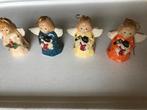 Goebel engeltjes kerstklokjes 2011 en 2014 4 stuks 7 cm hoog, Ophalen of Verzenden, Zo goed als nieuw