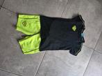 Leuke set: T-shirt en korte broek maat 164, Ophalen of Verzenden, Zo goed als nieuw, Setje, Jongen