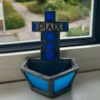Oud Wijwaterbakje PAX. (Vrede)., Antiek en Kunst, Antiek | Religie, Ophalen of Verzenden
