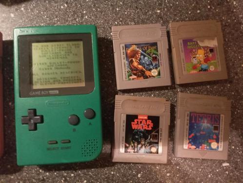 Game boy pocket incl spellen, Spelcomputers en Games, Spelcomputers | Nintendo Game Boy, Zo goed als nieuw, Game Boy Pocket, Ophalen of Verzenden