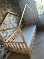 Bedbank dallas huisjesbed met logeerlade 90x200, Kinderen en Baby's, Kinderkamer | Bedden, Ophalen of Verzenden, Zo goed als nieuw