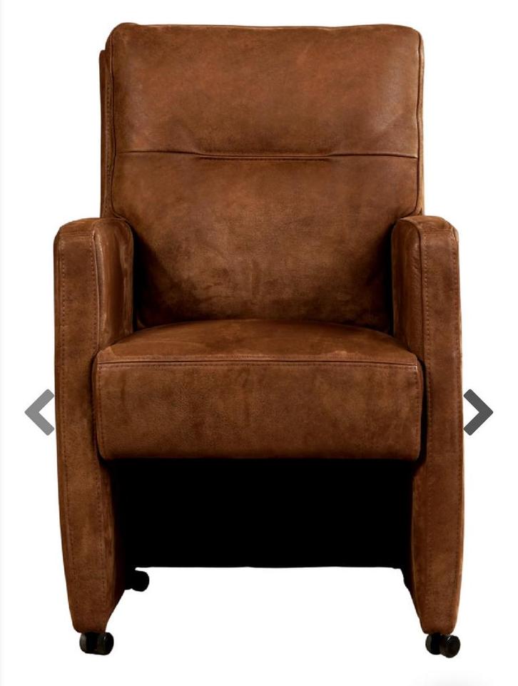 Fauteuils 6x op wielen, Huis en Inrichting, Fauteuils, Zo goed als nieuw, Stof, 50 tot 75 cm, 75 tot 100 cm, Ophalen