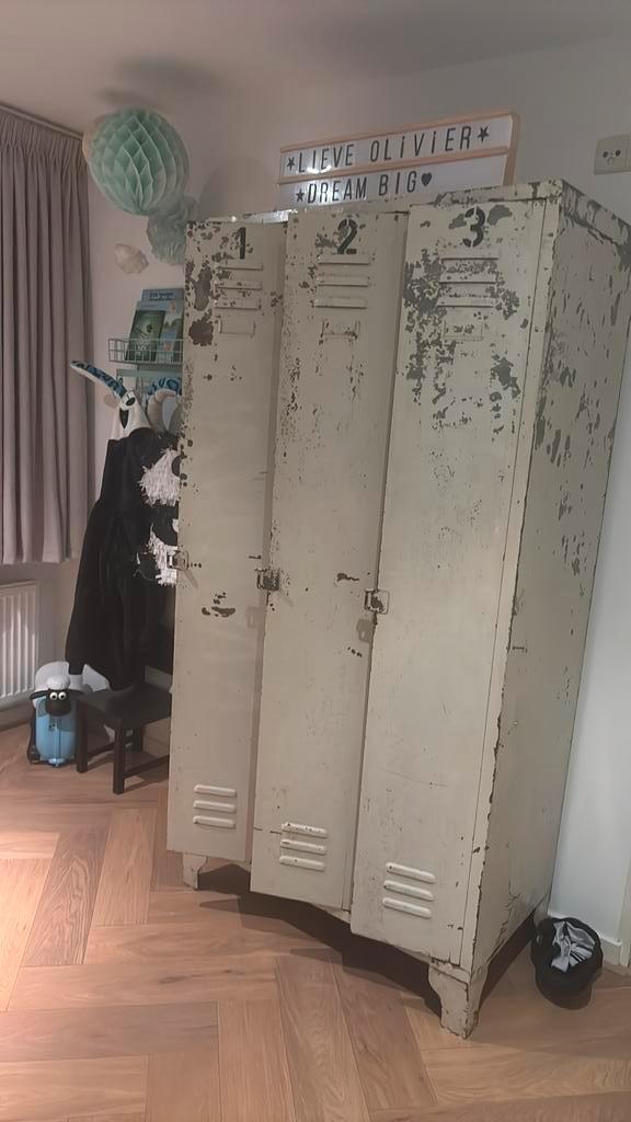 Locker kast industrieel, Huis en Inrichting, Kasten | Lockerkasten, Gebruikt, Ophalen
