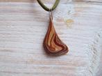 ketting uniek ontwerp hanger  hout fineer, Bruin, Nieuw, Ophalen of Verzenden, Overige materialen