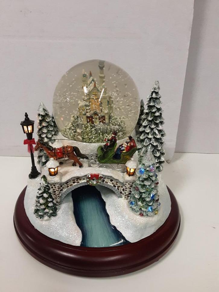 THE BRADFORD EXCHANGE Kerst ornament met licht en muziek, Diversen, Kerst, Zo goed als nieuw, Ophalen