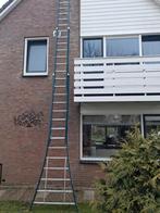 Ladder 3 x 14 met afstandhouder, Doe-het-zelf en Verbouw, Ladders en Trappen, Ophalen, Gebruikt, Ladder, Opvouwbaar of Inschuifbaar